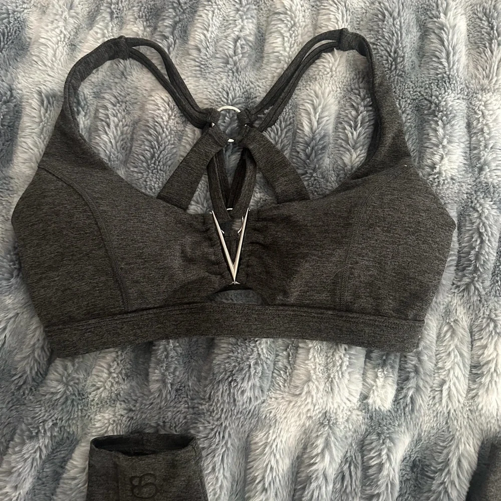 Bombshell Sportswear Charcoal Activewear Set - Picture 3 of 6